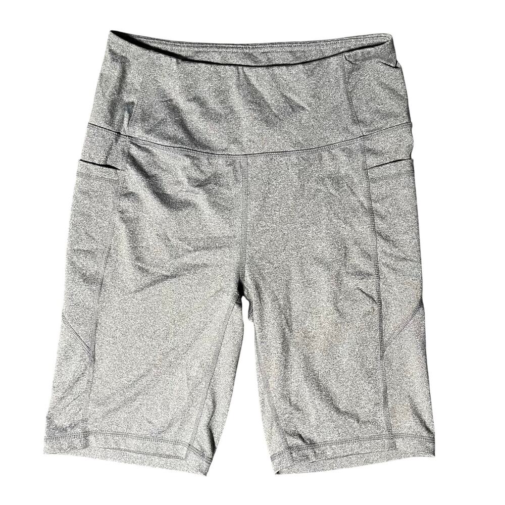 REEBOK Women’s “Fitted High Rise Performance Short” Size Med Grey